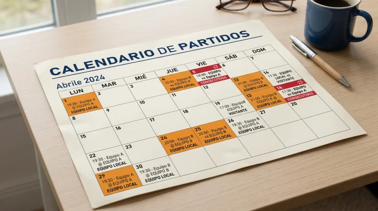 Calendario NBA mostrando dos partidos programados en días consecutivos