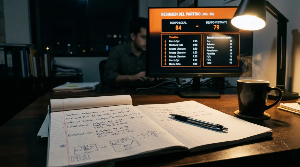 Estrategias de apuestas NBA con gráficos de análisis de baloncesto